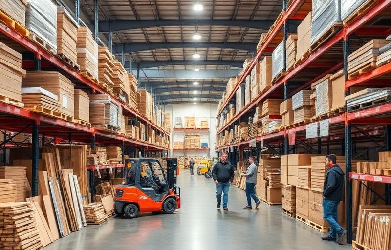 Building materials depot