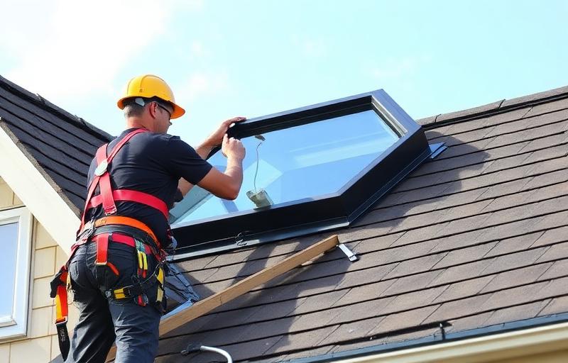 Rooflight installer